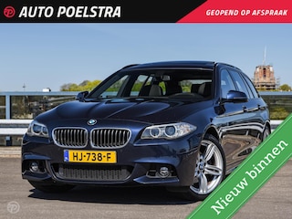 BMW 5-serie Touring 520d High Executive M Sport | Panoramadak | Leder | Comfortzetels | Luchtvering | Trekhaak | 19" | Dealeronderhouden