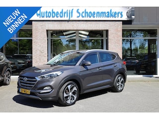 Hyundai Tucson 1.6 T-GDi Premium 4WD TREKHAAK 4XSTOEL/STUURVERW. STOELVERKOEL. LEER CAMERA ELEC.STOELEN/KLEP CRUISE CLIMA NAVI 2XPDC 19''LMV NAP 1600KG-TREKGEWICHT ENZ.