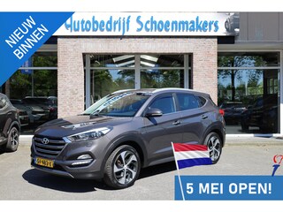 Hyundai Tucson 1.6 T-GDi Premium 4WD TREKHAAK 4XSTOEL/STUURVERW. STOELVERKOEL. LEER CAMERA ELEC.STOELEN/KLEP CRUISE CLIMA NAVI 2XPDC 19''LMV NAP 1600KG-TREKGEWICHT ENZ.