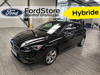 Seat Leon 1.5 TSI e-Hybrid 204 pk FR Business | Stoel- en stuurwiel verwarming | Adapt. Cruise | Camera | 1/2 leer | Fabrieksgarantie t/m 05-2029 |