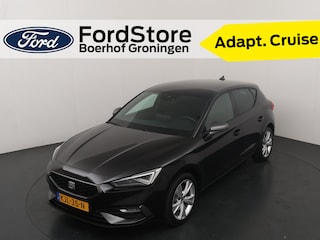 Seat Leon 1.5 TSI e-Hybrid 204 pk FR Business | Stoel- en stuurwiel verwarming | Adapt. Cruise | Camera | 1/2 leer | Fabrieksgarantie t/m 05-2029 |
