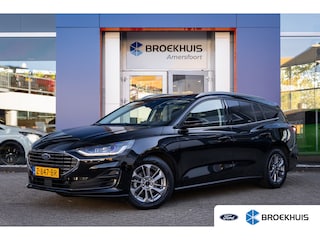 Ford Focus Wagon 1.0 EcoBoost Hybrid Titanium 155pk | Trekhaak | Stoel/stuur/voorruit verwarming | Camera | Apple Carplay/Android Auto | Adaptieve cruise | Dodehoek detectie | Adaptieve cruise control | Apple Carplay/Android Auto|telefoonintegratie premium | Dodehoek detectie