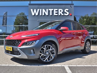 Hyundai Kona 1.6 GDI HEV Premium | Automaat | Cruise Control Adaptief | Navigatie | Camera | Trekhaak | Stoel+StuurVerwarming |