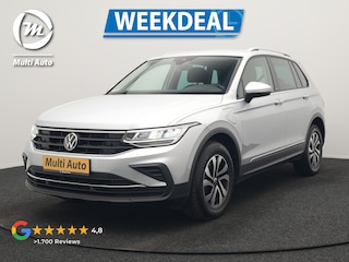 Volkswagen Tiguan 1.4 TSI eHybrid Active PHEV 245pk Dealer O.H. | Trekhaak Af Fabriek | Adaptive Cruise | Camera | Stoelen & Stuur Verwarmd | Apple Carplay | Navigatie | Virtual Cockpit | DAB | Plug In Hybrid |