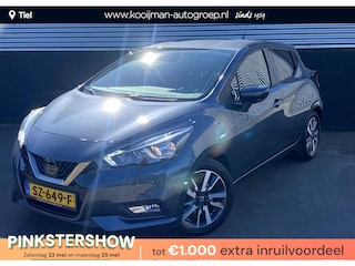 Nissan Micra 0.9 IG-T N-Connecta Navigatie, parkeersensoren achter, cruise control, achteruitrij camera, Nederlandse auto en boekjes compleet!