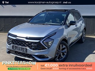Kia Sportage 1.6 T-GDi Hybrid GT-Line Schuif-/kanteldak, navigatie, Apple CarPlay/Android Auto, GT-Line suède interieur, dodehoek detectie, stuurverwarming, keyless