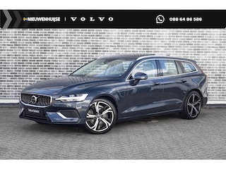 Volvo V60 2.0 T6 Plug-in Hybrid AWD Ultimate Bright | PHEV Long Range | Trekhaak | Head-up Display | Harman Kardon Audio | Panoramadak | 360 Graden Camera | BLIS | Cruise Control Adaptief | Elektrische Achterklep | Keyless Entry | Apple Carplay | Android Auto
