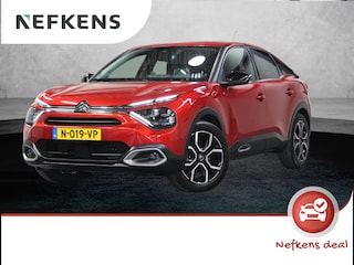 Citroën C4 Shine 50 kWh 136PK | Head-Up Display | Adaptive Cruise Control | 360'Camera | Keyless | AppleCarPlay/AndroidAuto | Navigatie | StuurVerwarmd | LED | Stof/Lederenbekleding | Isofix | Privacy Glass | Parkeersensoren |