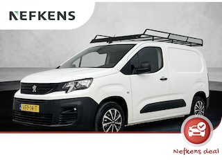 Peugeot Partner 1.5 100 pk HDI Premium | Trekhaak | Imperiaal | 3-zits | Opbergkast | Houtenvloer | Carplay | Airco | Cruise Control