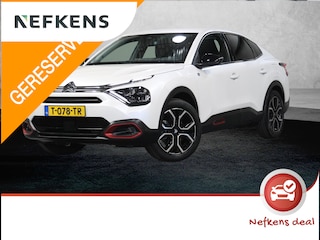 Citroën C4 Ë-C4 X Feel Pack 50 kWh 136PK | 1ste Eigenaar | AppleCarPlay/AndroidAuto | Cruise Control | Camera | Climate Control | DAB Radio | Keyless | Navigatie | Isofix | Privacy Glass | Parkeersensoren | Warmtepomp |