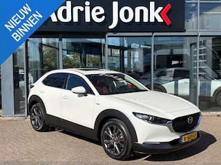 Mazda CX-30 2.0 e-SkyActiv-X M Hybrid100th Anniversary Ed. | TREKHAAK | APPLE-CARPLAY | LEDER | 18 INCH | 360 CAMERA | DODEHOEK DETECTIE | SCHUIF/KANTELDAK | ADAPTIEF CRUISE CONTROL |
