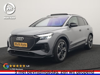 Audi Q4 45 Quattro Edition 77 kWh 265pk Dealer O.H. | Panodak | Sonos Audio | Sfeerverlichting | Lederen Sportstoelen Verwarmd | Apple Carplay | Navigatie | DAB | 20"L.M |
