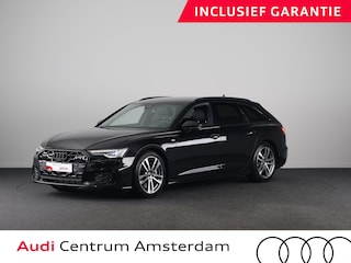 Audi A6 Avant 50 TFSI e quattro S edition Competition 299 pk S-tronic | Verlengde garantie | Navigatie | Parkeersensoren (Park assist) | Rondomzicht camera | Head-up display | Stoelverwarming v/a | S-Line |