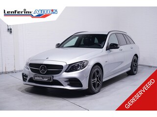 Mercedes-Benz C-klasse Estate 300 e Business Solution AMG navigatie full-map 360-camera schakelflippers a/h stuur sportstoelen verwarmbaar dynamic-select PDC v+a ACC Ecc electrische-achterklep led-verlichting touch-pad