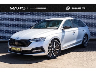 Skoda Octavia Combi 1.0 e-TSI Sport Business | Parkeersensoren | Sportstoelen | Lichtmetalen Velgen 18 inch | Navigatie | Apple Carplay | Android Auto | Voorruitverwarming