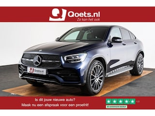 Mercedes-Benz GLC 300e 4MATIC Coupe AMG Line interieur/exterieur - Nightpakket -AIR BODY CONTROL - Treeplanken - Stoelverwarming voor - Sfeerverlichting - Spiegelpakket - Getinte ruiten -