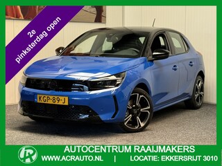 Opel Corsa 1.2 TURBO GS NAVIGATIE VIA APPLE CARPLAY/ANDROID CRUISE CONTROL RIJSTROOKSENSOREN DODEHOEKSENSOREN ACHTERUITRIJCAMERA 17" LICHTMETALEN VELGEN ZEER MOOI !!