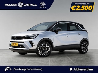Opel Crossland Ultimate 1.2 Turbo 110pk | 180° CAMERA+SENSOREN | ALCANTARA/LEDER | AGR-STOELEN | NAVI | DAB+ | ISOFIX | FULL LED | LAGE KM-STAND! | TWO-TONE | KEYLESS |