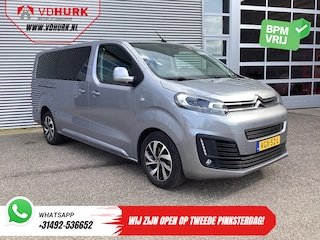 Citroën Jumpy 2.0 HDI 180 pk Aut. DC Dubbel Cabine Xenon/ Adapt.Cruise/ Standkachel/ 2x Schuifdeur/ Carplay/ Keyless/ Climate/ Camera/ Navi/ 17”LMV/ PDC/ Trekhaak