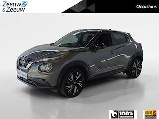 Nissan Juke 1.0 DIG-T N-Design | 19inch LM wielen| Navigatie| Pdc voor en achter | I-key| Climate controle| Cruise controle| Achteruitrijcamera| Two-tone lak| 5-deurs| bestuurderstoel in hoogte verstelbaar |