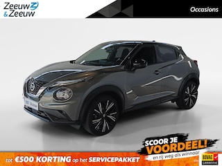 Nissan Juke 1.0 DIG-T N-Design | 19inch LM wielen| Navigatie| Pdc voor en achter | I-key| Climate controle| Cruise controle| Achteruitrijcamera| Two-tone lak| 5-deurs| bestuurderstoel in hoogte verstelbaar |