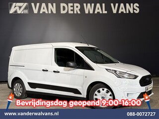 Ford Transit Connect 1.5 EcoBlue 120pk L2H1 Euro6 Airco | 3-Zits | Camera | Navigatie | Apple Carplay Stoelverwarming, Verwarmde voorruit, Parkeersensoren, Bijrijdersbank