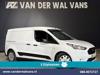 Ford Transit Connect 1.5 EcoBlue 120pk L2H1 Euro6 Airco | 3-Zits | Camera | Navigatie | Apple Carplay Stoelverwarming, Verwarmde voorruit, Parkeersensoren, Bijrijdersbank