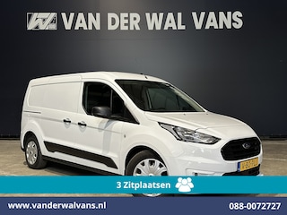 Ford Transit Connect 1.5 EcoBlue 120pk L2H1 Euro6 Airco | 3-Zits | Camera | Navigatie | Apple Carplay Stoelverwarming, Verwarmde voorruit, Parkeersensoren, Bijrijdersbank