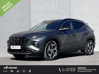 Hyundai Tucson 1.6 T-GDI PHEV Premium 4WD / Dealer onderhouden / Fabrieksgarantie tot 01-2027 / Afn. trekhaak 1.350 kg / Automaat / Leder / Elektrische stoelen & klep / Camera 360° / Stoelventilatie / Stuur-, stoel- & achterbankverwarming / Apple Carpay Android / 19" LM wielen /