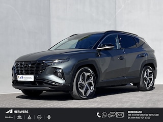 Hyundai Tucson 1.6 T-GDI PHEV Premium 4WD / Dealer onderhouden / Fabrieksgarantie tot 01-2027 / Afn. trekhaak 1.350 kg / Automaat / Leder / Elektrische stoelen & klep / Camera 360° / Stoelventilatie / Stuur-, stoel- & achterbankverwarming / Apple Carpay Android / 19" LM wielen /