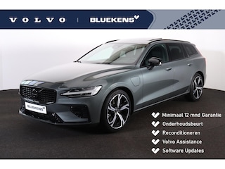 Volvo V60 T6 Recharge Plug-in hybrid AWD Plus Dark - Panorama/schuifdak - IntelliSafe Assist & Surround - 360º Camera - Head-up Display - Harman/Kardon audio - Elektrisch verstel. voorstoelen met geheugen - Verwarmbare voorstoelen voor achter & stuurwiel - Contourstoelen - 19" Wielen