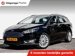 Ford Focus Wagon 1.0 125pk Titanium Full map navigatie/ Cruise control/ 17" Lmv/ Tel. bluetooth/ Pdc