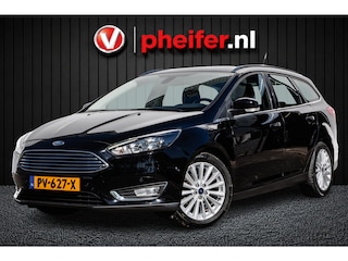 Ford Focus Wagon 1.0 125pk Titanium Full map navigatie/ Cruise control/ 17" Lmv/ Tel. bluetooth/ Pdc