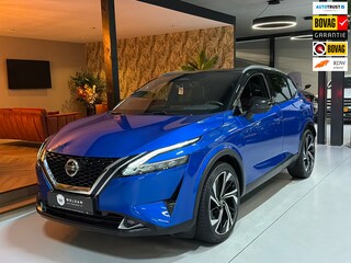Nissan Qashqai 1.3 MHEV Tekna Plus Garantie Pano Leder Memory Head-Up Bose ACC 360 Camera StuurVW StoelVW Elek Achterklep Rijklaar