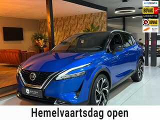 Nissan Qashqai 1.3 MHEV Tekna Plus Garantie Pano Leder Memory Head-Up Bose ACC 360 Camera StuurVW StoelVW Elek Achterklep Rijklaar