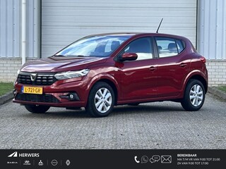 Dacia Sandero 1.0 Comfort Automaat / Trekhaak / Achteruitrijcamera / 1e Eigenaar / Dealer Onderhouden / Dode Hoek Detectie / Parkeersensoren V+A / Cruise Control / Airco /