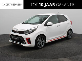 Kia Picanto 1.2 CVVT GT-Line | Dealeronderhouden| Carplay  | Cruise| Climate Control |  Camera | Leer | Stoel/Stuur verwarming!