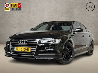 Audi A6 1.8 TFSI S-Line Sport 191Pk Automaat (2X S-LINE, LOGISCH NAP, NAVIGATIE, GETINT GLAS, CLIMATE, LEDER, XENON, SPORTSTOELEN, PARKEERSENSOREN, CRUISE, NIEUWE APK, NIEUWSTAAT)
