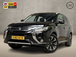 Mitsubishi Outlander 2.0 PHEV Deluxe 204Pk Automaat (SCHUIFDAK, NAVIGATIE, LEDER, 360 CAMERA, GETINT GLAS, STUUR/STOELVERWARMING, ADAPTIVE CRUISE, NIEUWE APK, NIEUWSTAAT)