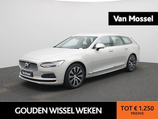 Volvo V90 2.0 T6 AWD Inscription | Navigatie | Trekhaak | Apple Carplay / Android Auto | Cruise Control | Leder | Stoel-/ Stuur verwarming | Parkeersensoren achter | Climate Control | Lane Assist | LMV |