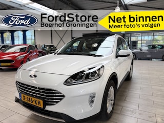 Ford Kuga 2.5 PHEV 225 pk Titanium | Trekhaak | Pano | Camera's | Adapt. cruise | 4 seiz. banden | 1e eig. | 100% dealer onderh.