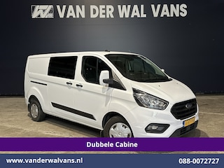 Ford Transit Custom 2.0 TDCI 130pk L2H1 Dubbele Cabine Euro6 Airco | 6-Zits | Camera | Apple Carplay Android Auto, Cruisecontrol, Stoelverwarming, Parkeersensoren, Achterklep