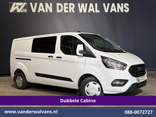 Ford Transit Custom 2.0 TDCI 130pk L2H1 Dubbele Cabine Euro6 Airco | 6-Zits | Camera | Apple Carplay Android Auto, Cruisecontrol, Stoelverwarming, Parkeersensoren, Achterklep