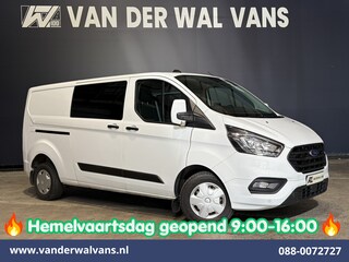 Ford Transit Custom 2.0 TDCI 130pk L2H1 Dubbele Cabine Euro6 Airco | 6-Zits | Camera | Apple Carplay Android Auto, Cruisecontrol, Stoelverwarming, Parkeersensoren, Achterklep