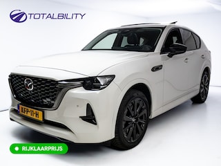 Mazda CX-60 2.5 e-SkyActiv PHEV Takumi | Panoramadak | Elec. trekhaak | Navigatie | 360 Camera | Elec. achterklep | Stoel- & stuurverw. | BOSE audio,  Draadloze telefoonlader