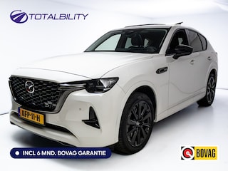 Mazda CX-60 2.5 e-SkyActiv PHEV Takumi | Panoramadak | Elec. trekhaak | Navigatie | 360 Camera | Elec. achterklep | Stoel- & stuurverw. | BOSE audio,  Draadloze telefoonlader