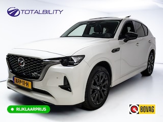 Mazda CX-60 2.5 e-SkyActiv PHEV Takumi | Panoramadak | Elec. trekhaak | Navigatie | 360 Camera | Elec. achterklep | Stoel- & stuurverw. | BOSE audio,  Draadloze telefoonlader