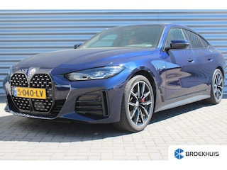 BMW 4-serie GRAN COUPÉ 420I 184PK HIGH EXECUTIVE M-SPORT AUTOMAAT / NAVI / LEDER / FULL-LED / CLIMA / PDC / 18" LMV / CAMERA / PANO. DAK / KEYLESS / M-SPORT SEATS / HARMAN KARDON / WEGKLAP. TREKHAAK / WINTERPAKKET / NIEUWSTAAT !!