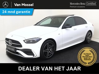 Mercedes-Benz C-klasse 300 e Business Solution AMG Panoramadak / Keyless / Memory Seats / Burmester / 360 Camera /