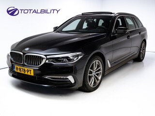 BMW 5-serie Touring 520i High Executive Edition Luxury Line | Panoramadak | Comfortstoelen, Elec. verstelbaar met memory | Elec. achterklep | Sfeerverlichting, Camera, Cruise control, Navigatie, App. connect, Draadloze tel. lader